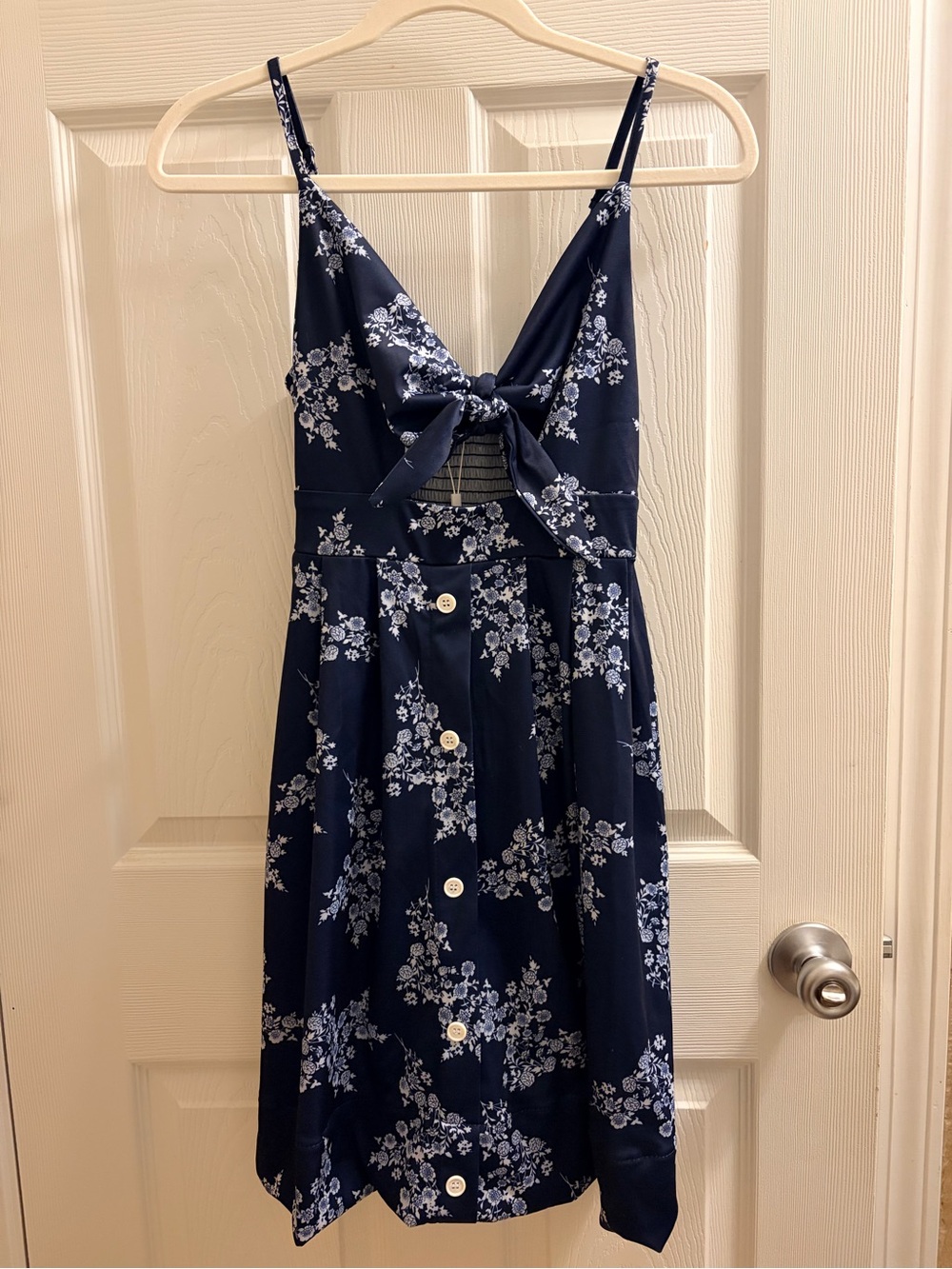 Navy Floral Sundress